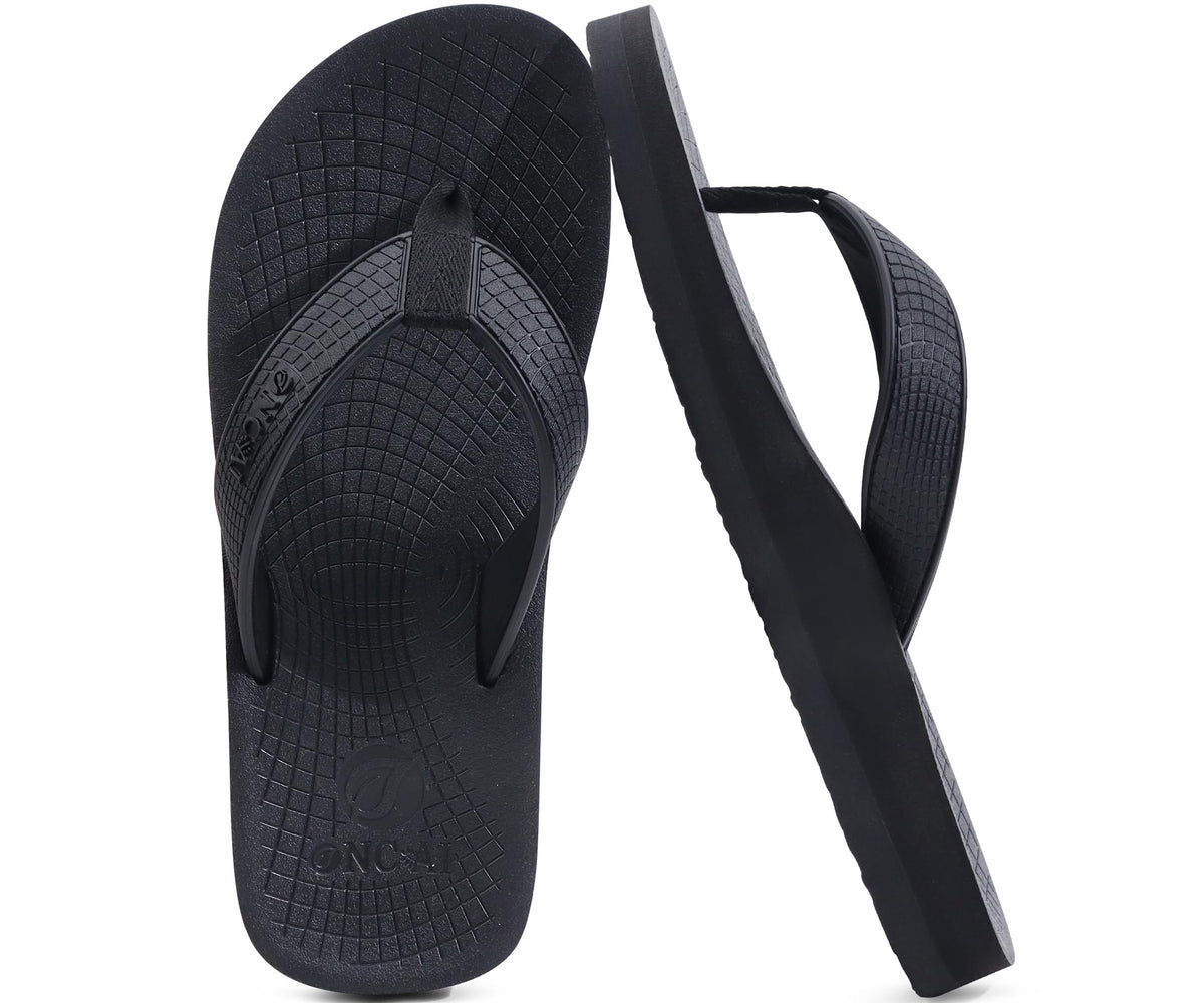 ONCAI Men's Arch Support Flip Flops
