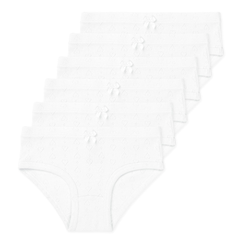 Lucky & Me Erica Girls GOTS, Organic Cotton Bikinis, 6 Pack (US, Age, 4 Years, 5 Years, Fairground Fun)