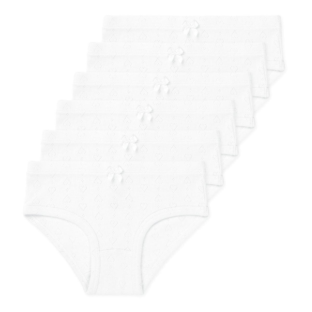 Lucky & Me Erica Girls GOTS, Organic Cotton Bikinis, 6 Pack (US, Age, 4 Years, 5 Years, Fairground Fun)