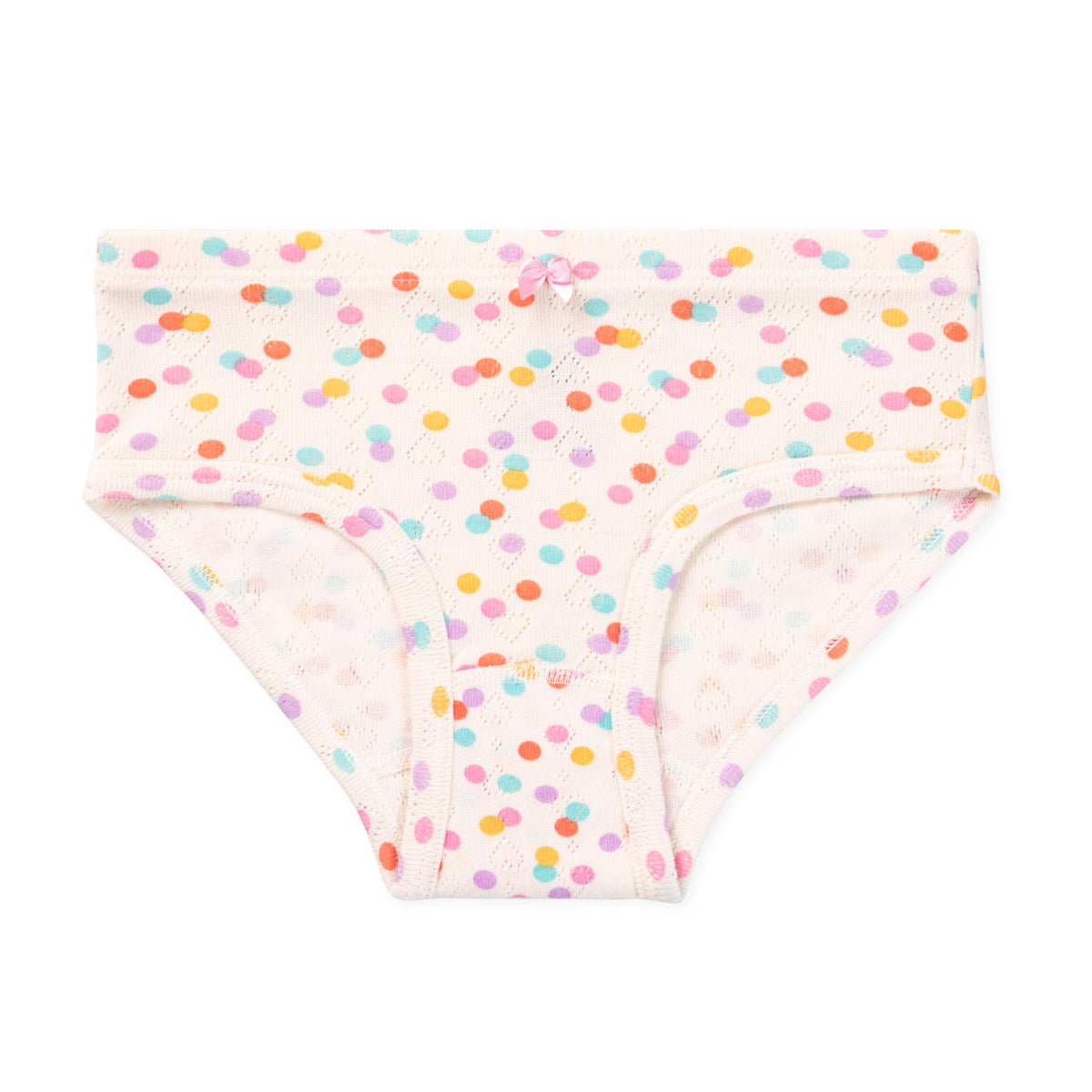 Lucky & Me Erica Girls GOTS, Organic Cotton Bikinis, 6 Pack (US, Age, 4 Years, 5 Years, Fairground Fun)