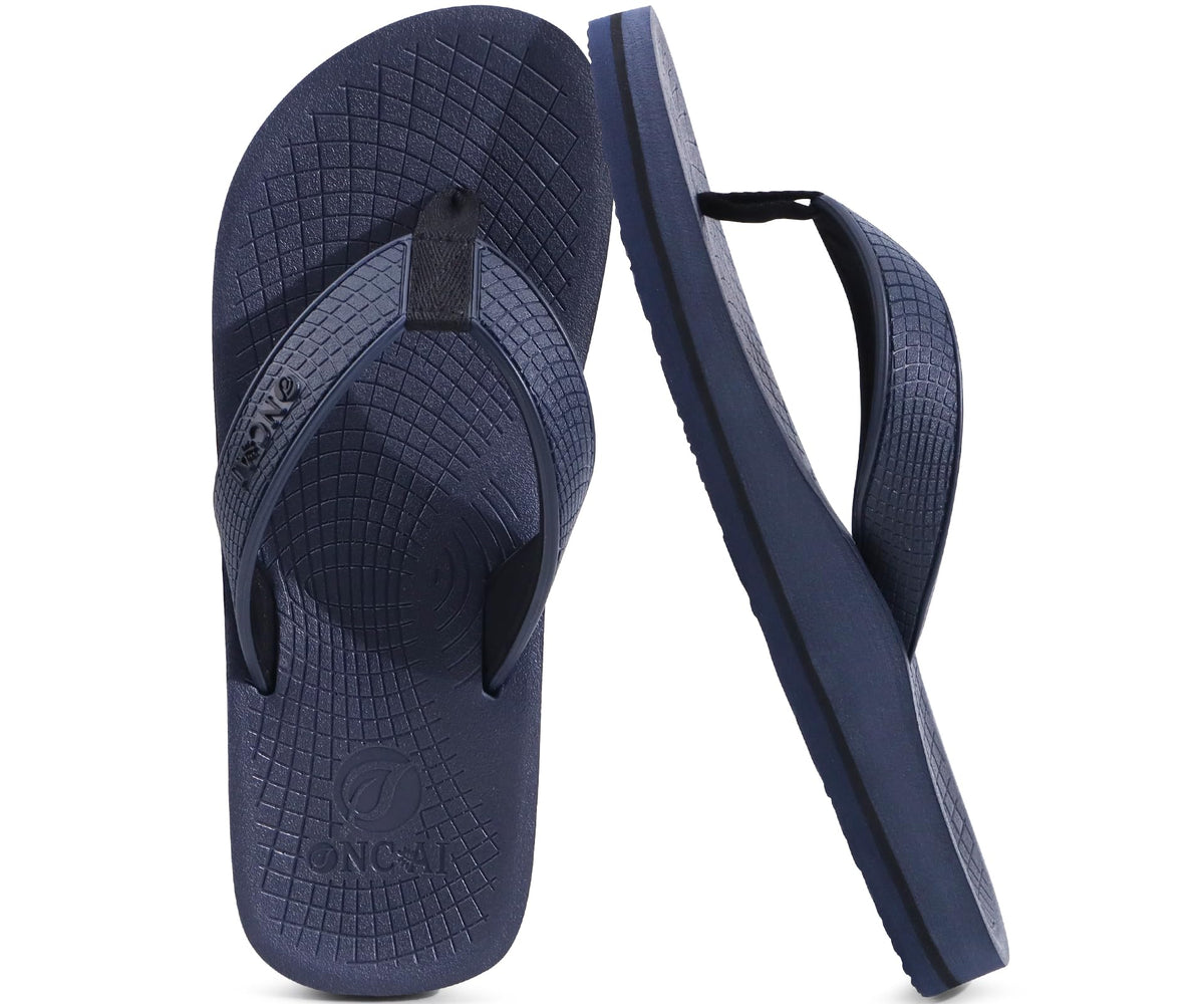 ONCAI Men's Arch Support Flip Flops