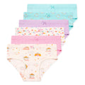 Lucky & Me Erica Girls GOTS, Organic Cotton Bikinis, 6 Pack (US, Age, 4 Years, 5 Years, Fairground Fun)