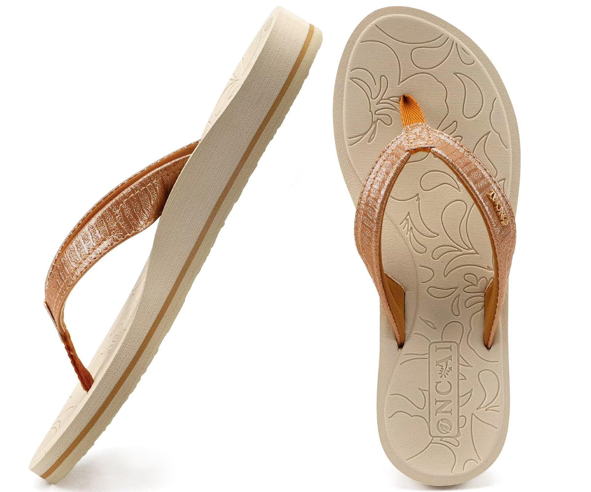 ONCAI Women's Arch Support Flip Flops