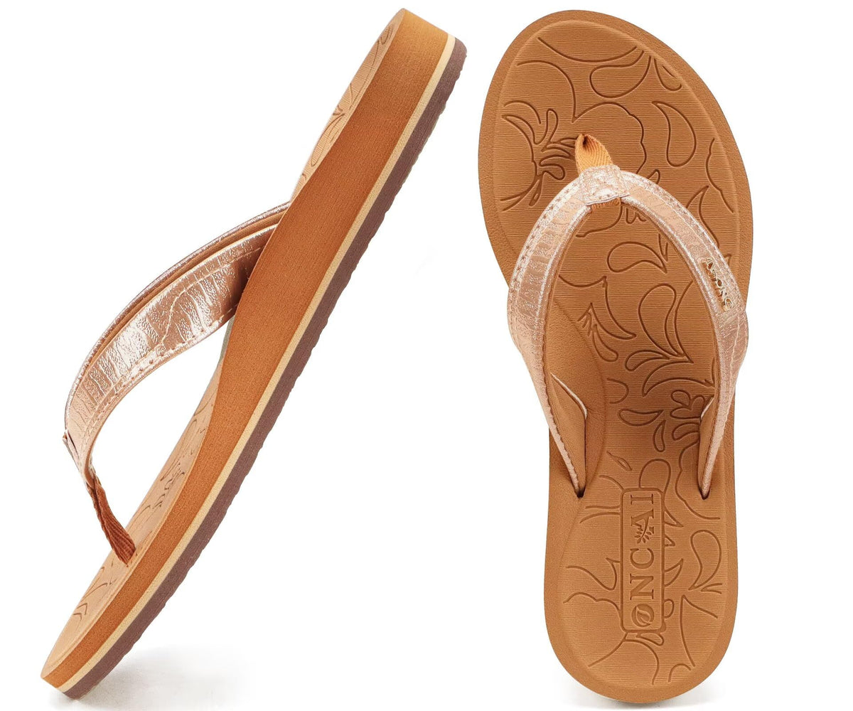 ONCAI Women's Arch Support Flip Flops